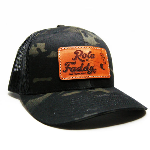 MultiCam Black Camouflage Trucker Snapback