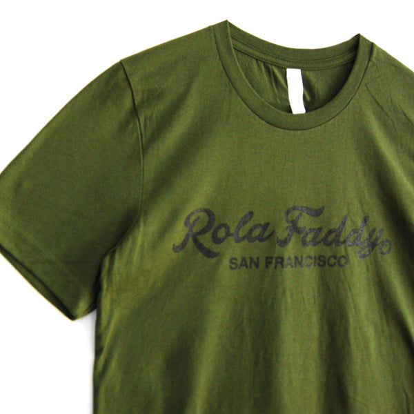 Rola Faddy logo Olive T-shirt