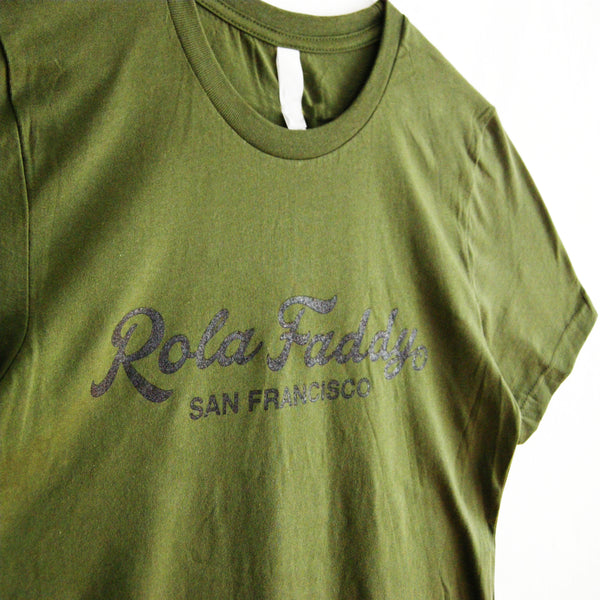 Rola Faddy logo Olive T-shirt