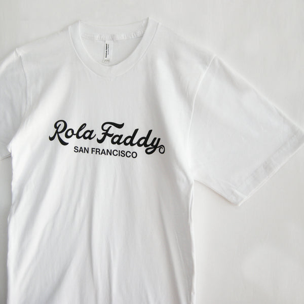 Rola Faddy San Francisco logo White T-shirt