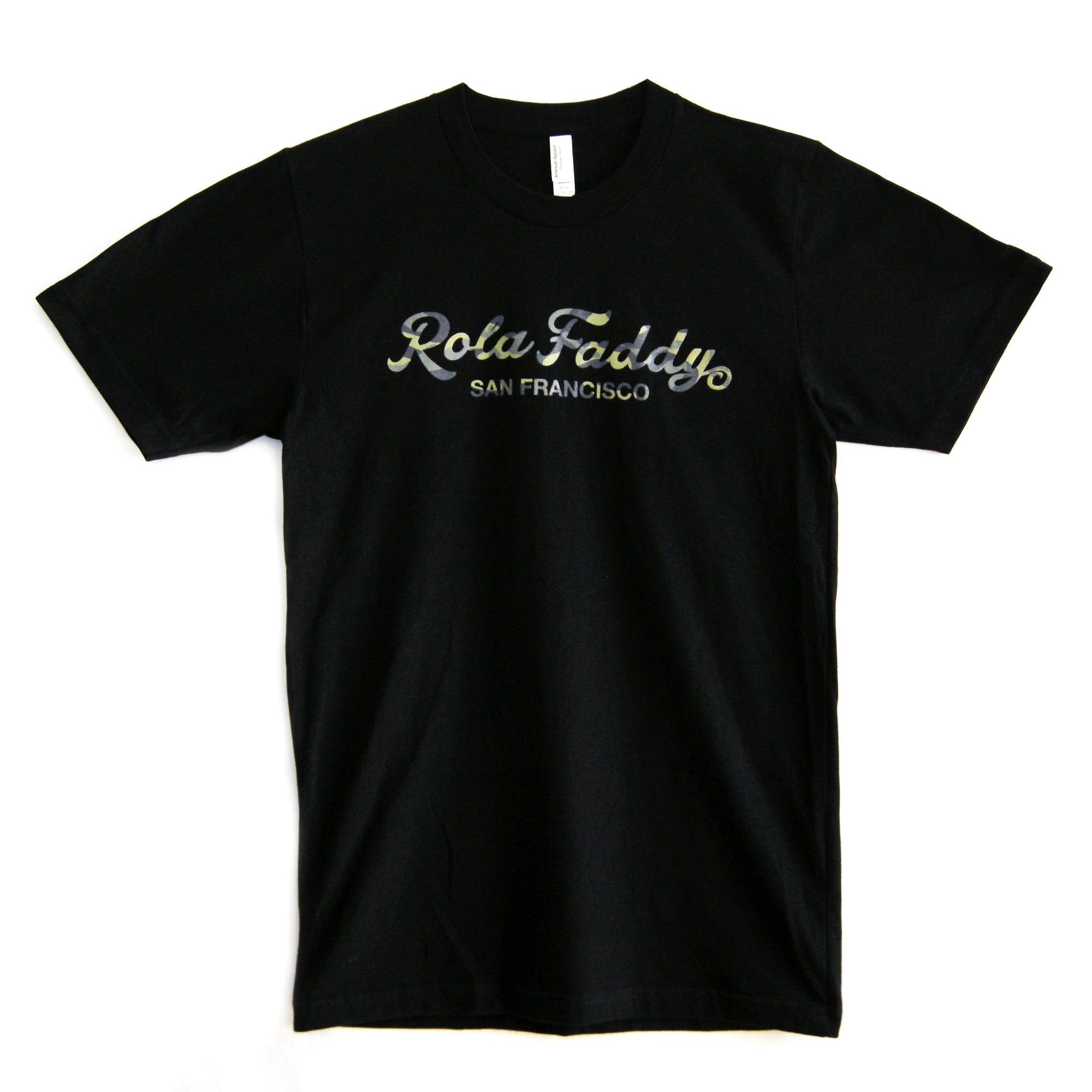 Black Rola Faddy Logo Camo T-shirt