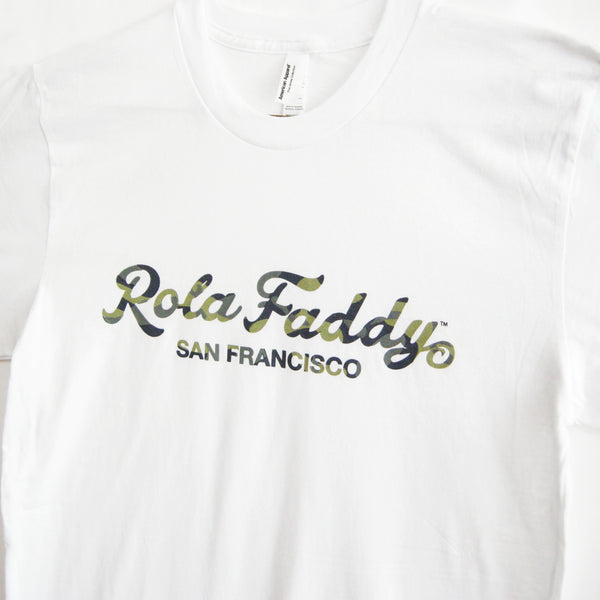 White Rola Faddy Camo T-shirt