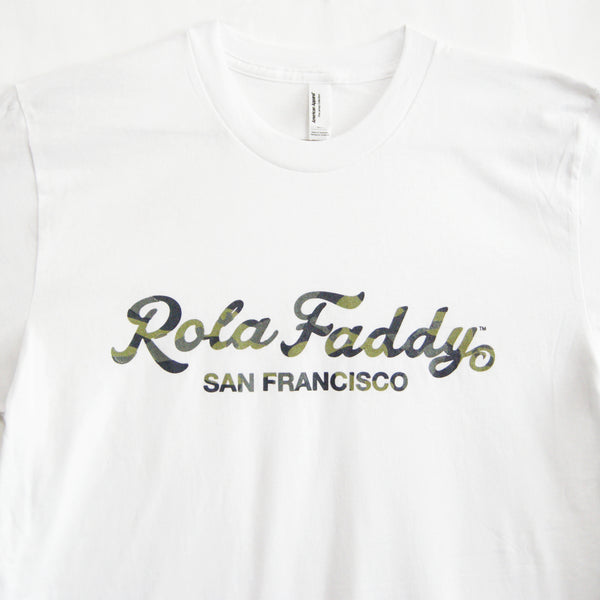 White Rola Faddy Camo T-shirt