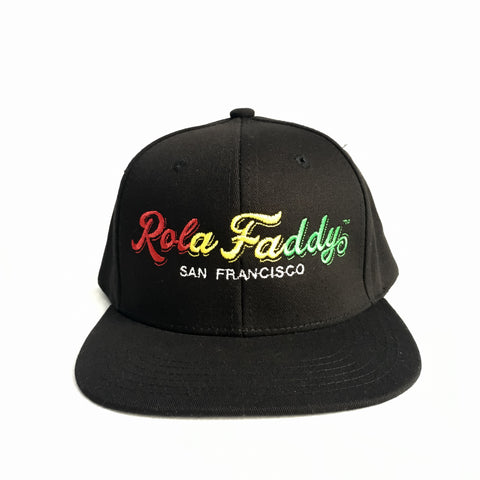 Rola Faddy SF Rasta logo  Snapback