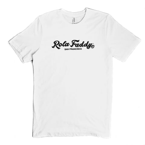 Rola Faddy San Francisco logo White T-shirt